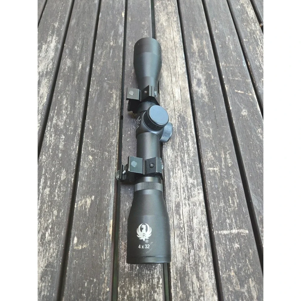 Vintage Ruger 4x32 Air Rifle Scope by Umarex with Mounting Rings